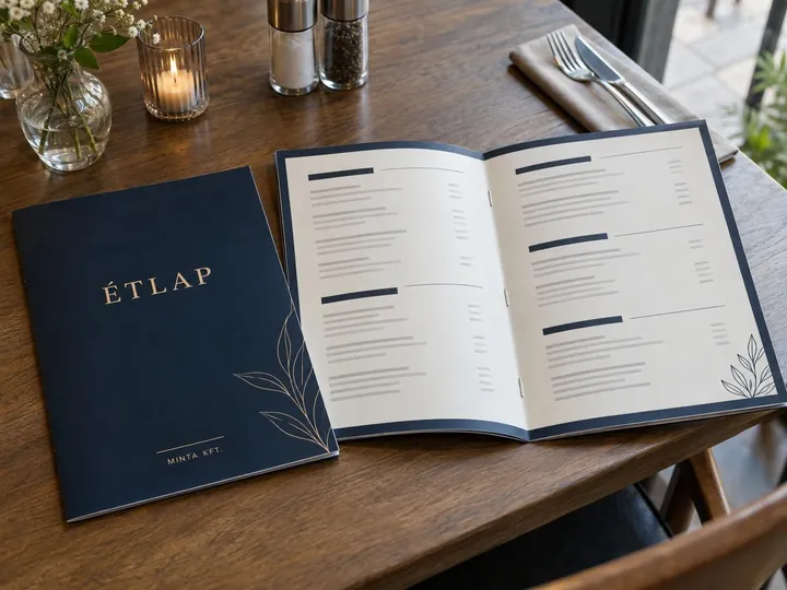 Étlap – látványterv