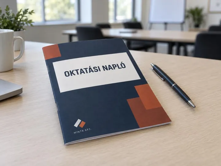 Oktatási napló – látványterv