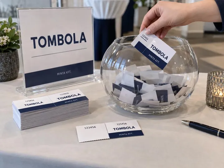 Tombola – látványterv